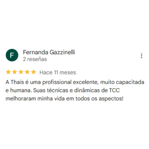 Depoimento sobre os testes neuropsicológicos aplicados por Thais Barbi
